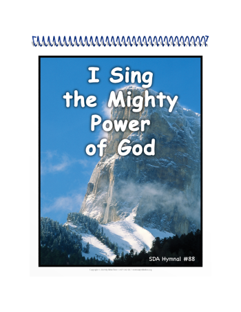 Visualized Song Book: I Sing the Mighty Power of God
