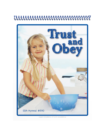 Visualized Song Book: Trust and Obey