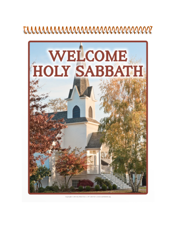 Visualized Song Book: Welcome, Holy Sabbath