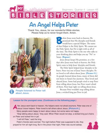 Beginners Bible Lessons (old edition) Quarter 4