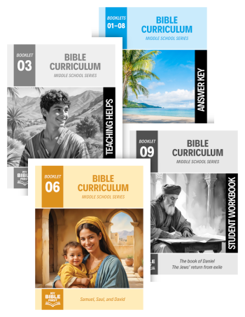Middle School Bible Curriculum for homeschool or school