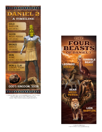 Bookmarks: Daniel 2 (set of 20)