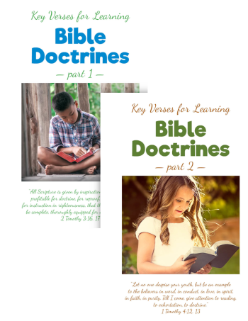 Bible Doctrines Key Verses, Part 1