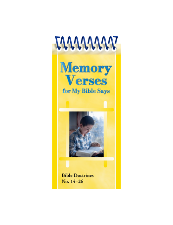 Bible Doctrines Memory Verse Booklets