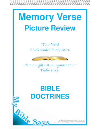 Bible Doctrines Memory Verse Picture Review
