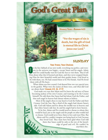 Junior Bible Lessons (old edition) Year A Quarter 1