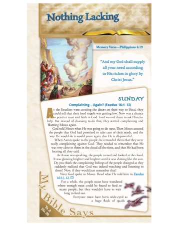 Junior Bible Lessons (old edition) Year A Quarter 2