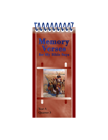 Junior Memory Verse Booklets Year C Quarter 4