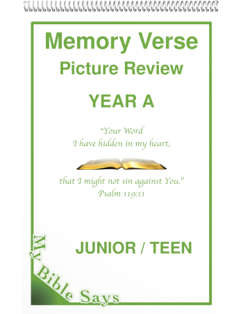 Junior/Teen Memory Verse Picture Review