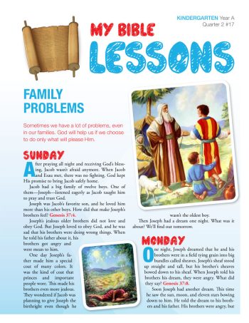 Kindergarten Bible Lessons (old edition) Year A Quarter 2