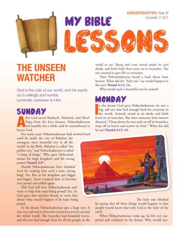 Kindergarten Bible Lessons (old edition) Year B Quarter 2