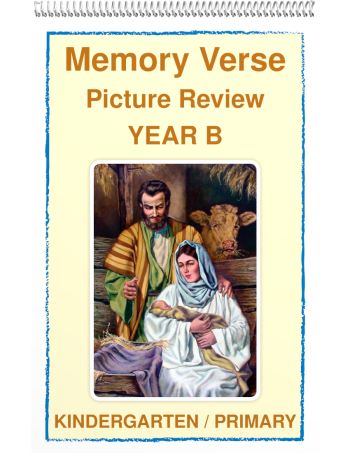 memory verse picture review flip-chart