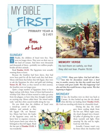 Primary Bible Lessons (old edition) Year A Quarter 2