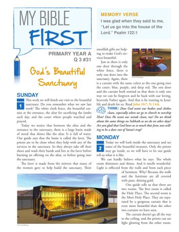 Primary Bible Lessons (old edition) Year A Quarter 3