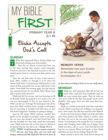 Primary Bible Lessons (old edition) Year B Quarter 1