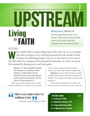 Upstream Bible Lessons Year A Quarter 1