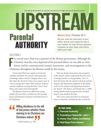 Upstream Bible Lessons Year C Quarter 2