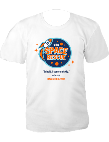 Space Rescue Vacation Bible School t-shirt